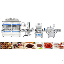 fully automatic 12 nozzles salad dressing ketchup sauce  paste sauce filling machine